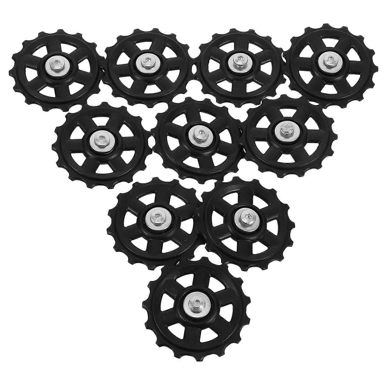 10pcs Rear Derailleur Pulley Roller for Mountain Bike – Lightweight, Easy Installation, High Efficiency Shifting, Compatible with Speed Derailleurs