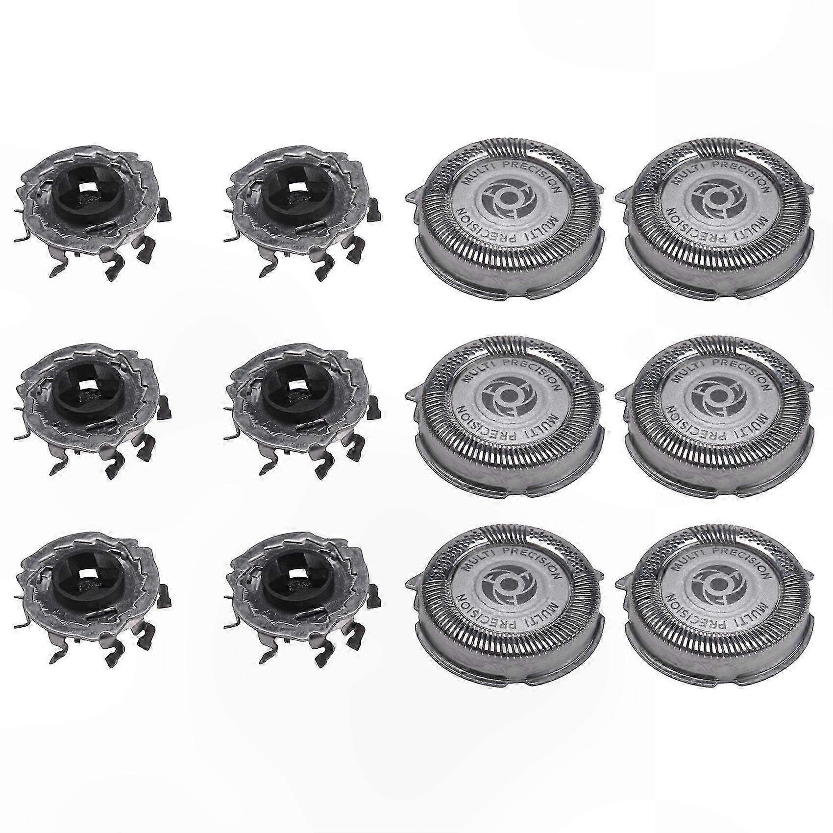 6-Pack Replacement Heads for Series 5000 Shavers with MultiPrecision Blades, Compatible Models S5000 S5420 S5380 S5351