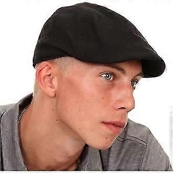 Soft Pre-shaped Flat Cap For Men Casual Wear