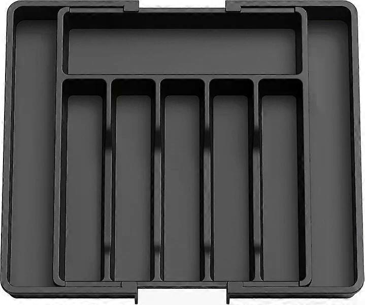 Kitchen tableware tray, made of PP material, multi-compartment, large capacity and adjustable