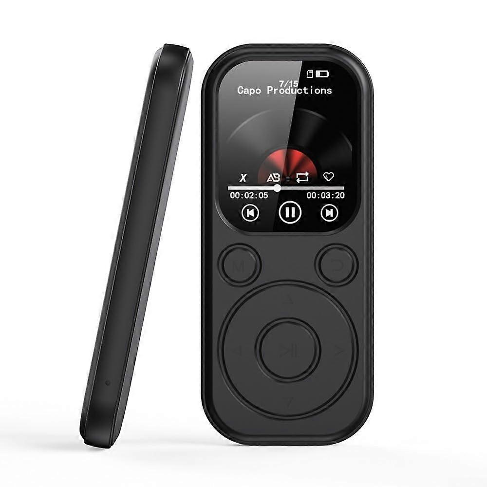 Music Player 1.8Inch Touch Screen MP3 Player With TypeC Port BV5.4 Compatible FM Radio Expandable 128GB