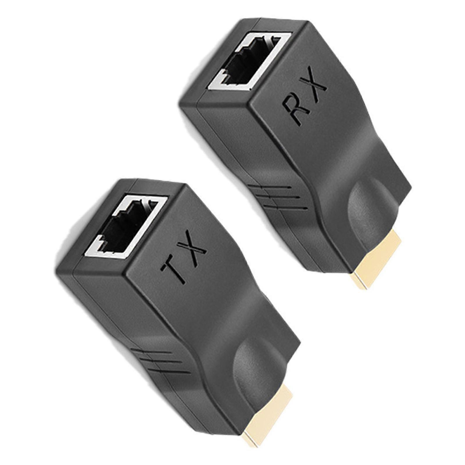 HD Multimedia Interface to RJ45 Extender 98.4ft 1080P Network Cable