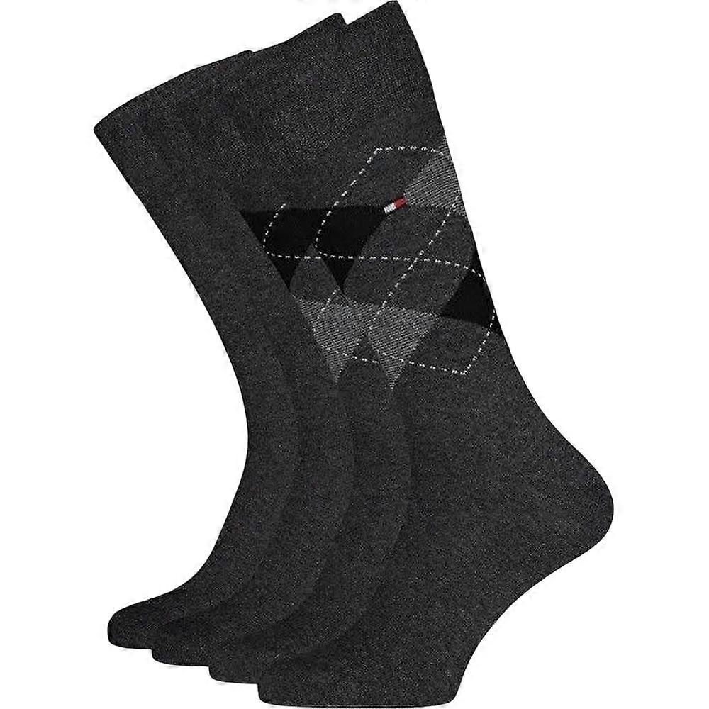 Tommy Hilfiger Mens Argyle Socks (Pack of 2)