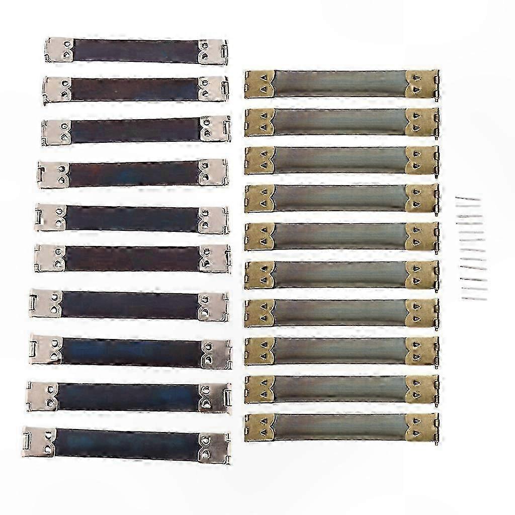 20-Pack Flexible Frame Cases for Glasses or Small Accessories, 10cm Spring Clip Design