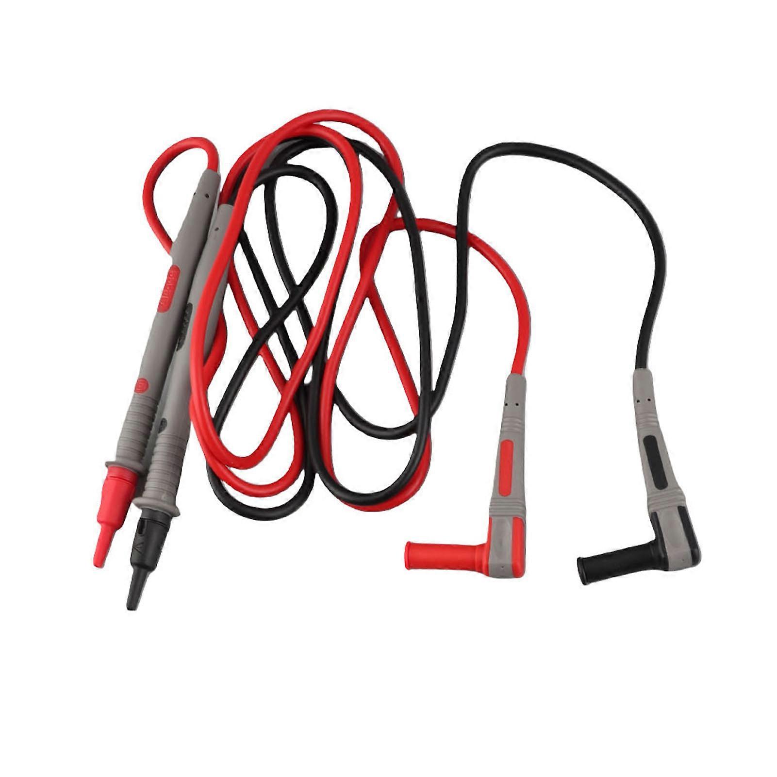 P1503D Multimeter Test Leads Set 20pcs Red Black with Crocodile Clips
