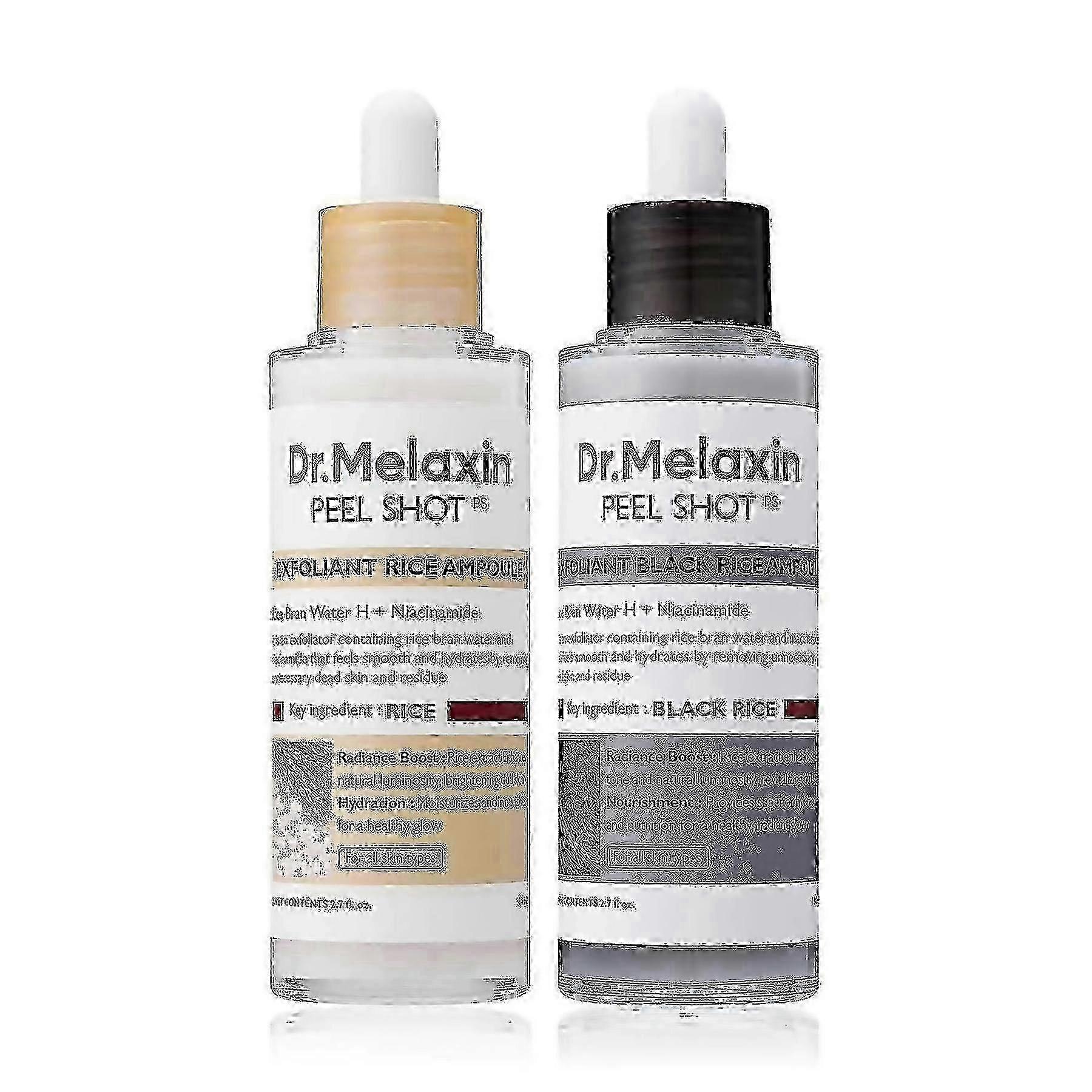 För dr melaxin 2st peel shot glow exfoliant risampull
