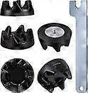 5-piece - black blender couplings - with key replacement suitable for KitchenAid
