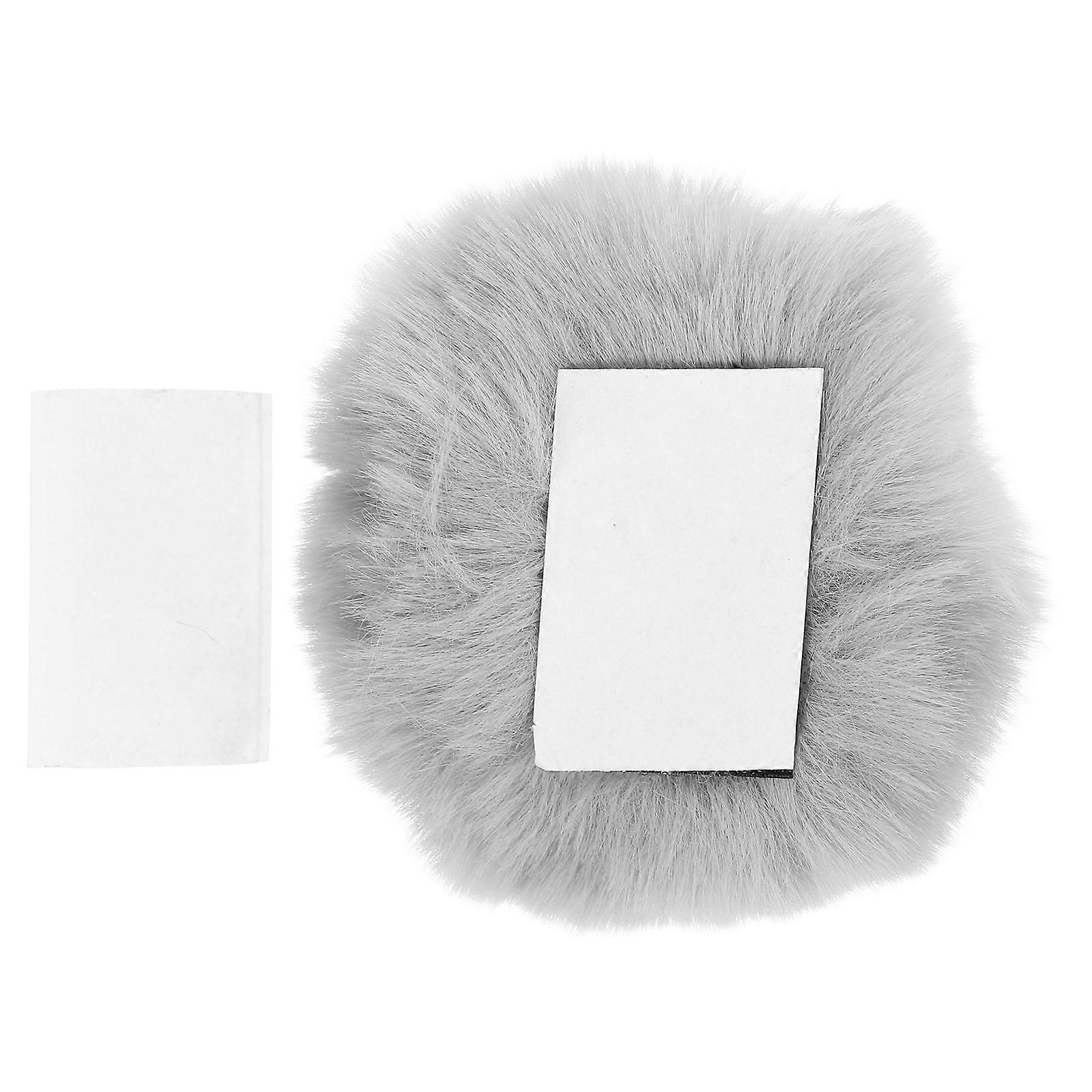 Charming Light Grey Bunny Tail Ornament Designed For Adults Engaging And Activities 1 Pcs