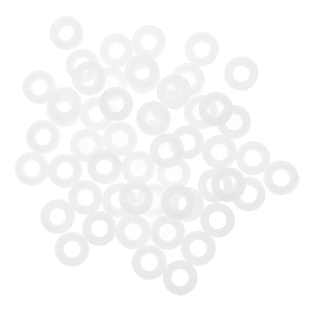 Drum Replacement Parts Drum Washers with Noise Reduction 200Pcs White Plastic