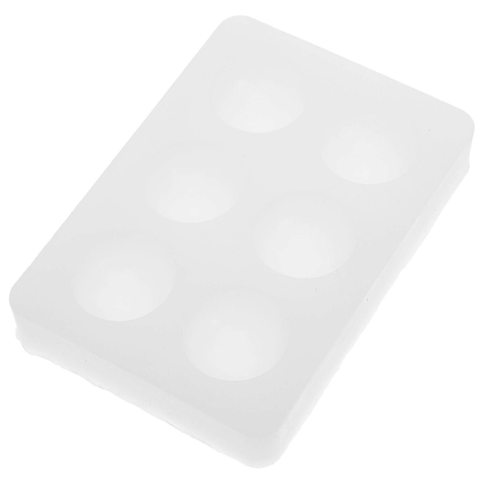Watercolor Palette Silicone Paint Tray for Painting Diy Projects White Durable Flexible 1Pcs