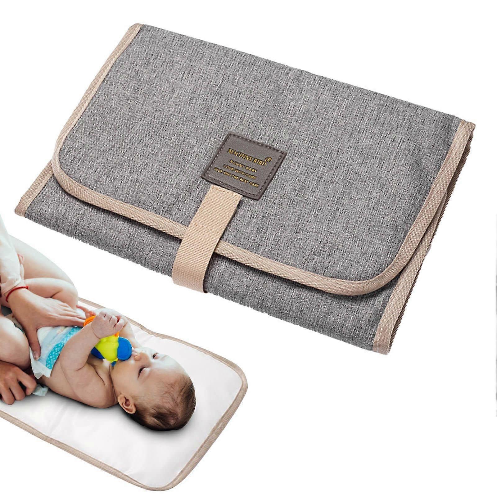 Baby Changing Mat Foldable Portable Travel Waterproof Nappy Mat for Newborns and Toddlers Compact Changing Table Sheet