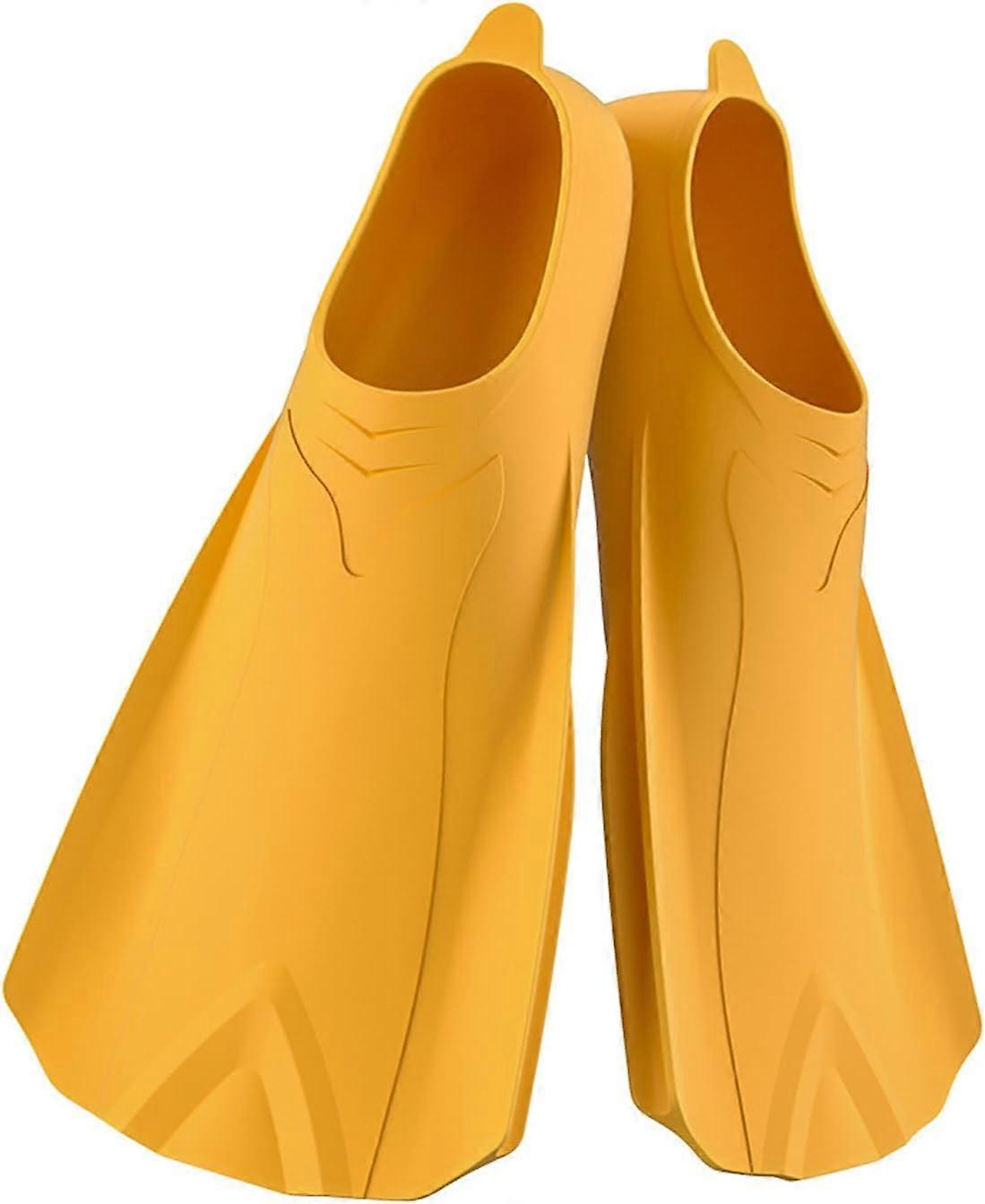 Swim Training Fin Travel Size Silicone Short Flippers For Kids And Adults Ref: 5000