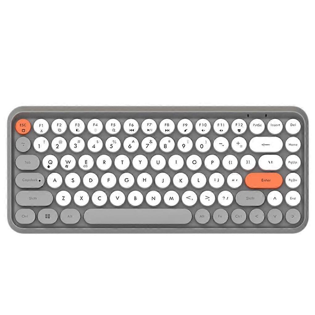 Wireless Retro Cute Keyboard For Desktop Computers And Compact And Portable Practical