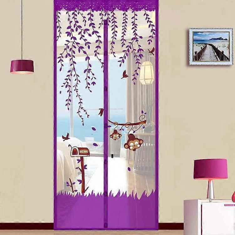 Summer Magnetic Mesh Net Door Curtain Automatic Closing Quick Anti Mosquit Insect Fly Easy-to-install Magnetic Screen Door Mesh