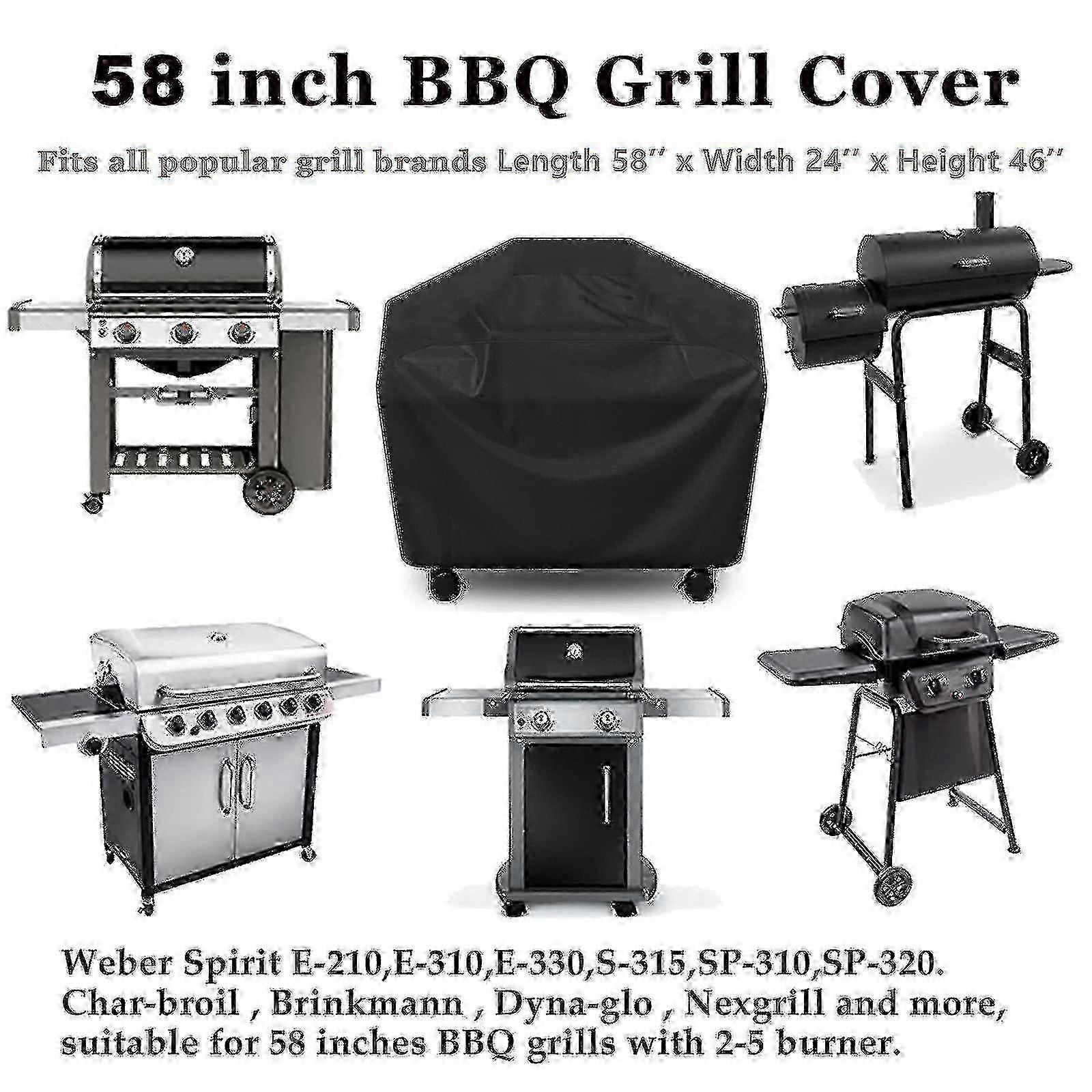 Waterproof BBQ Grill Cover - 5 Sizes Available 2025