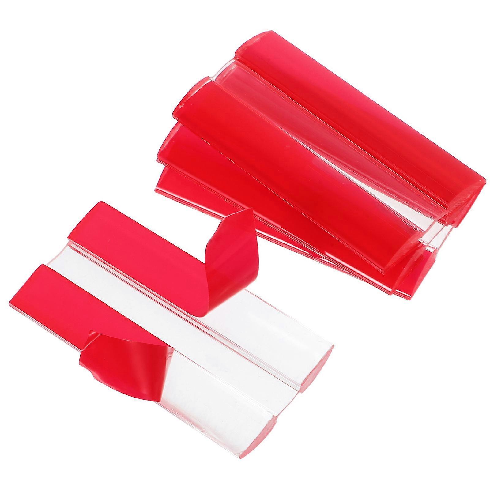 Self Adhesive Clear Acrylic Hinges for Cabinets Drawers 16Pcs