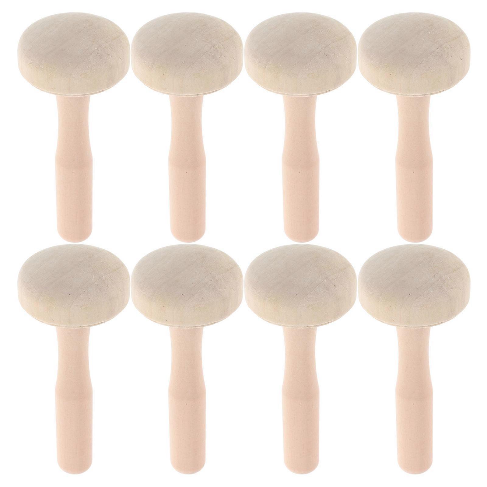Art Rubbing Roller Wood Tools for Printmaking 32Pcs DIY Mushroom Set