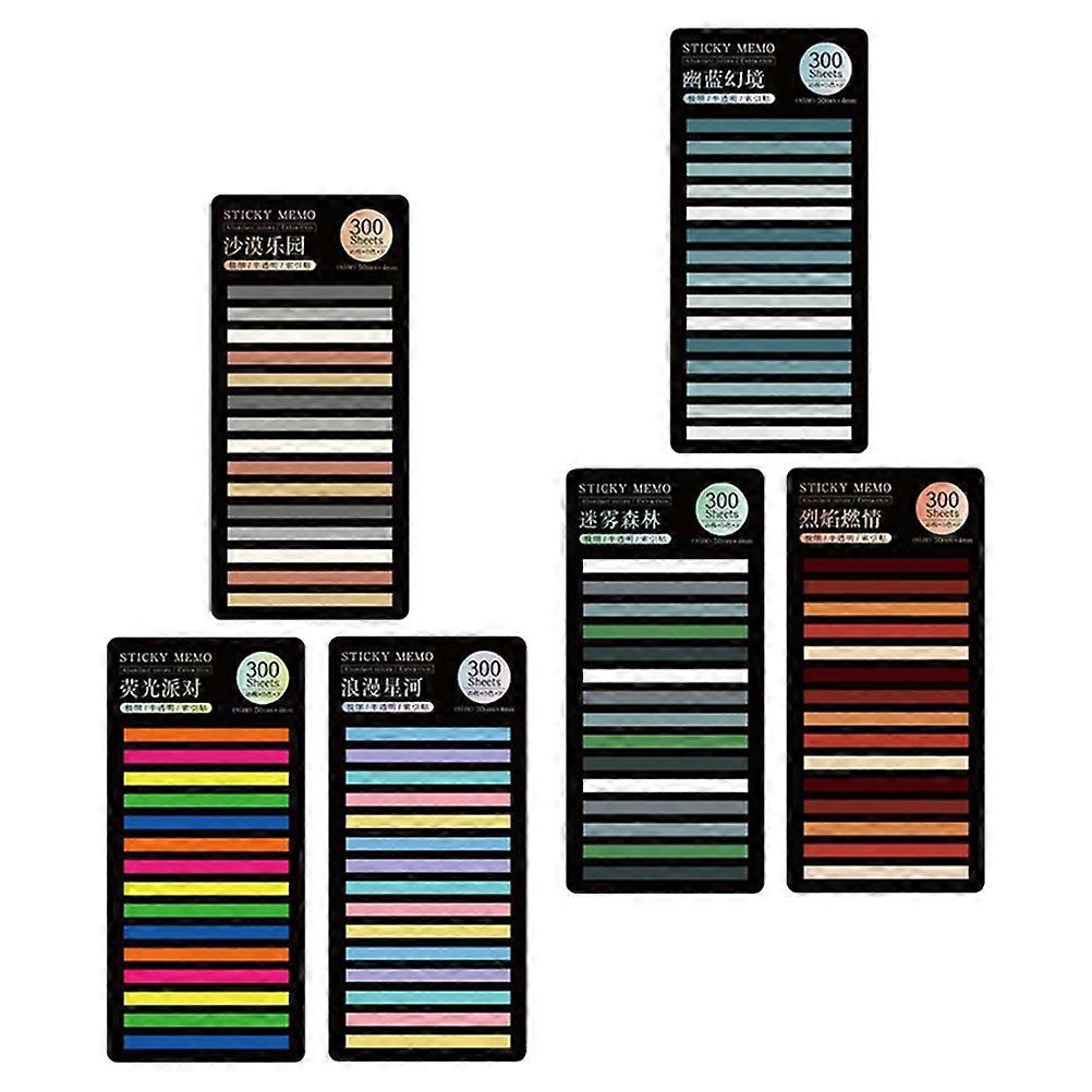 Sticky Strips Book Tabs for Annotation and Indexing with 24Sets of Assorted Colors
