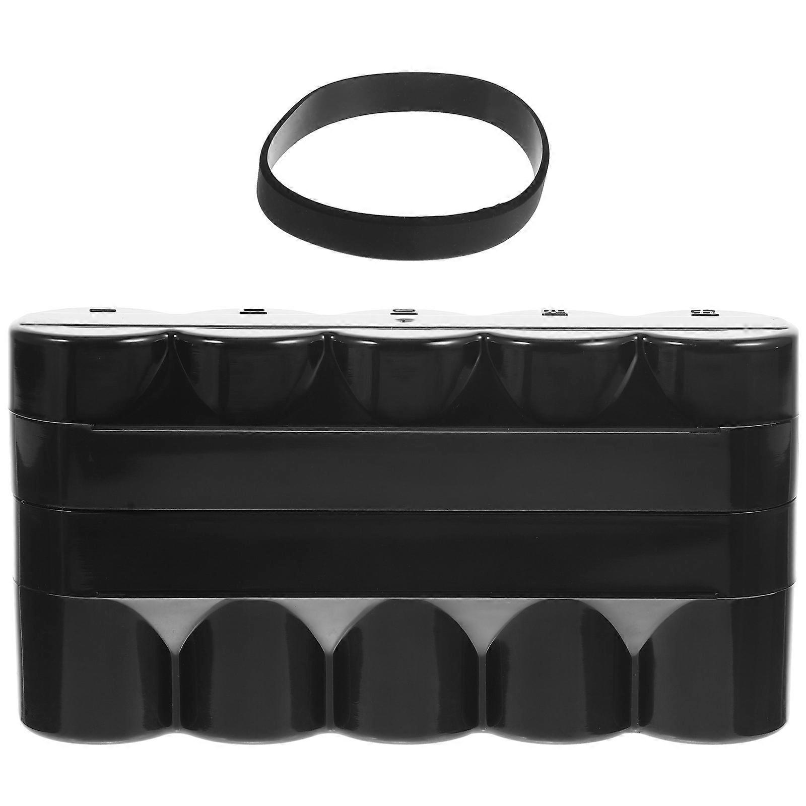 Film Storage Case Black Plastic for Storage 5Pcs Box