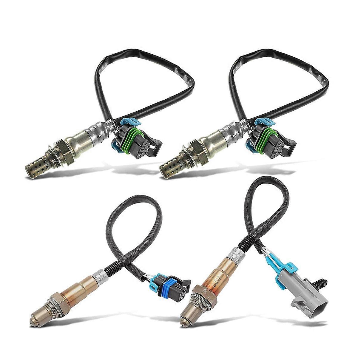 4Pcs Upstream & Downstream Oxygen Sensor for