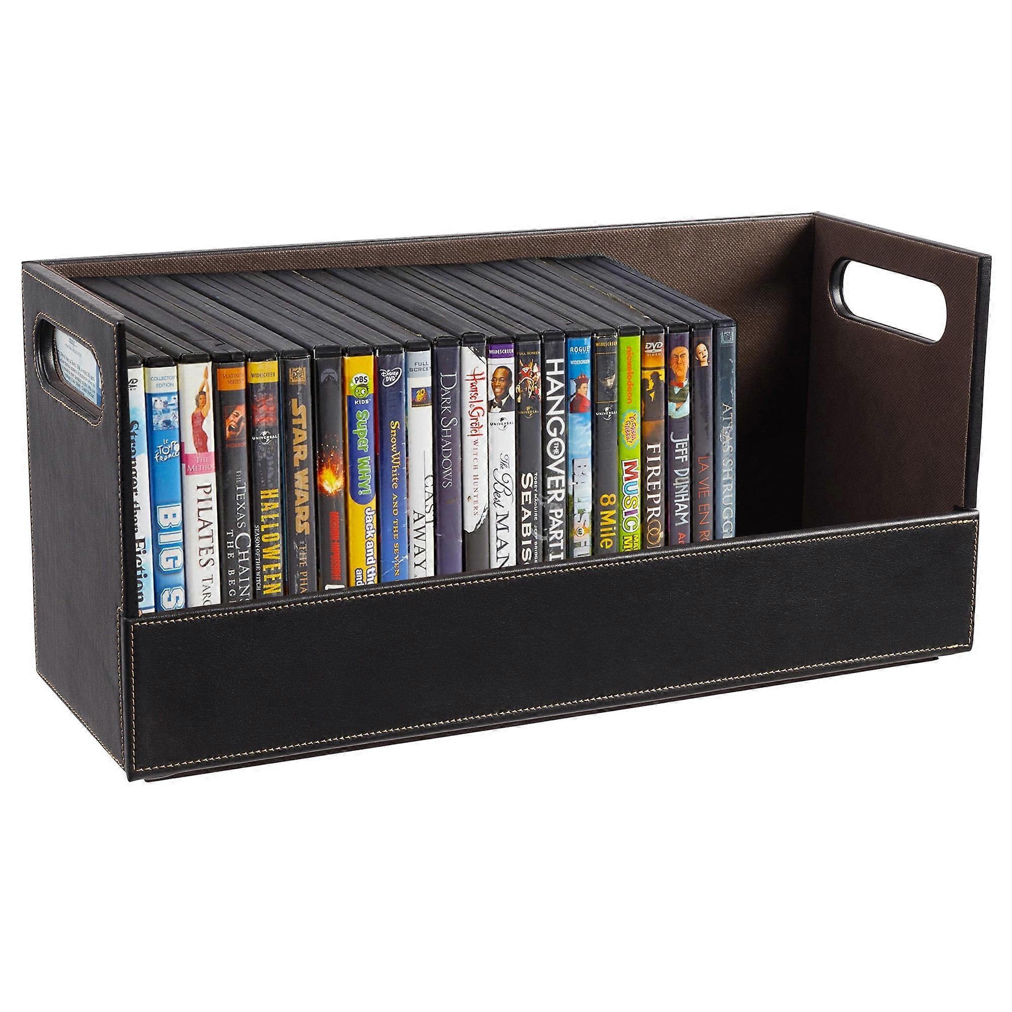 Stock Your Home Stackable DVD Storage Box & Home Media Organizer