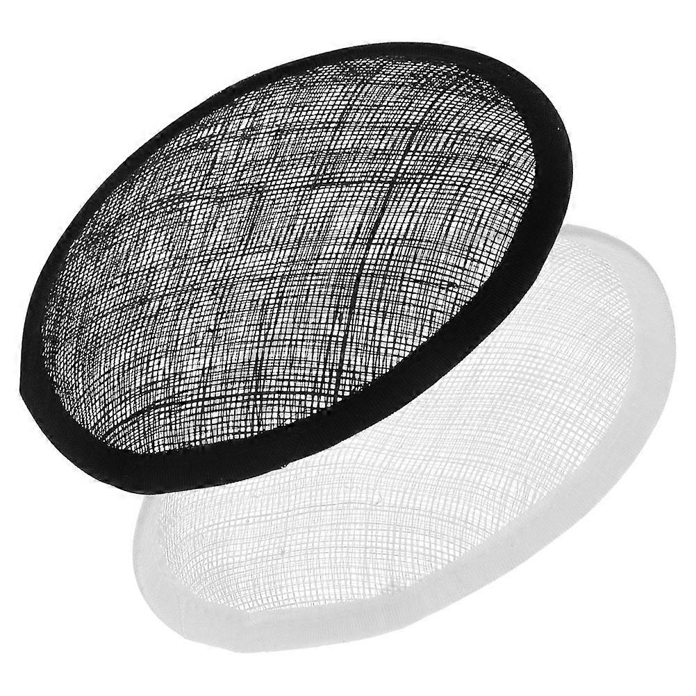 Teardrop Millinery Base 2Pcs Oval Sinamay Fascinator Hat Base Crafted For Beginner Diy Enthusiasts At Casual Or Formal Gatherings