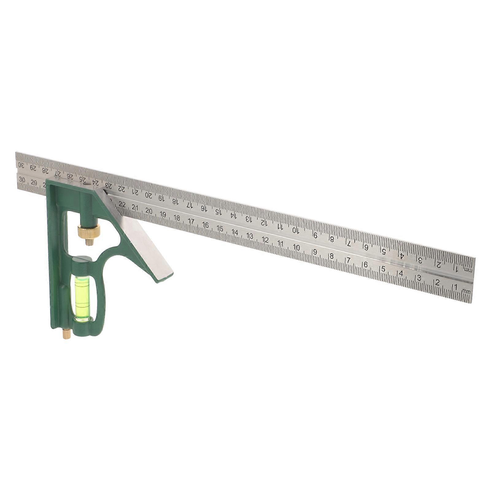 Adjustable Combination Square Ruler For Precise Measurement In Woodworking And Construction Enthusiasts Multi Colour 3Pcs