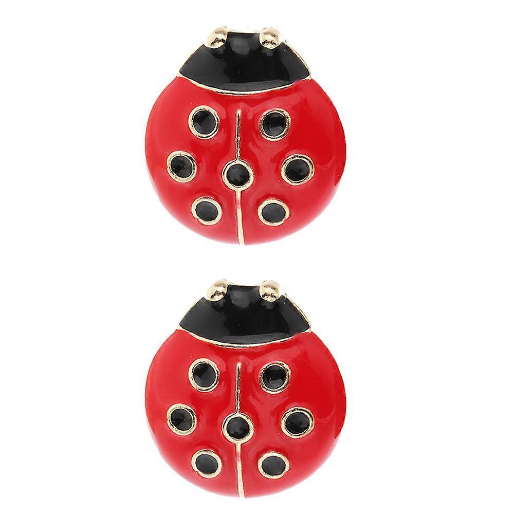 Cute Earrings Modeling Design for Girls Alloy Red Selfie Prop 1 Pair