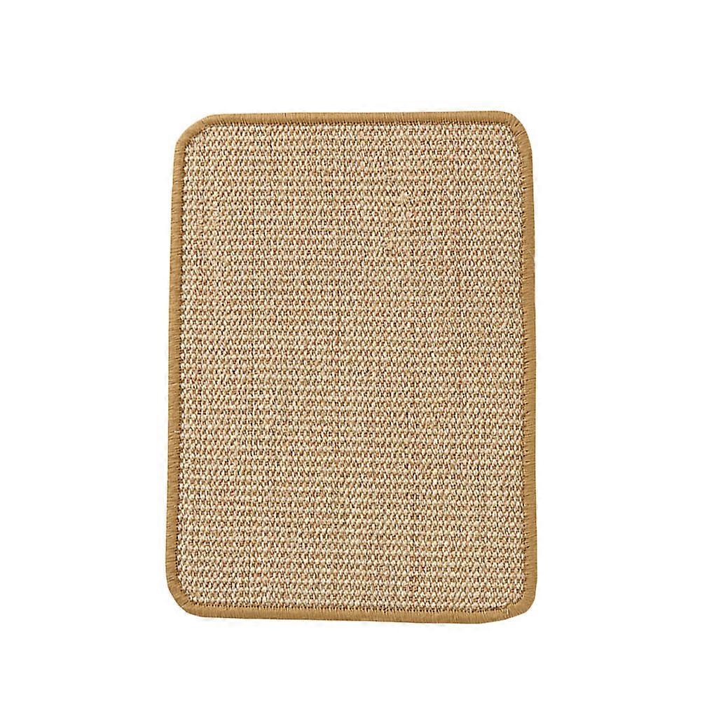 Cat Grinding Mat Durable Claw Scratcher Mat for 3Pcs Light Brown