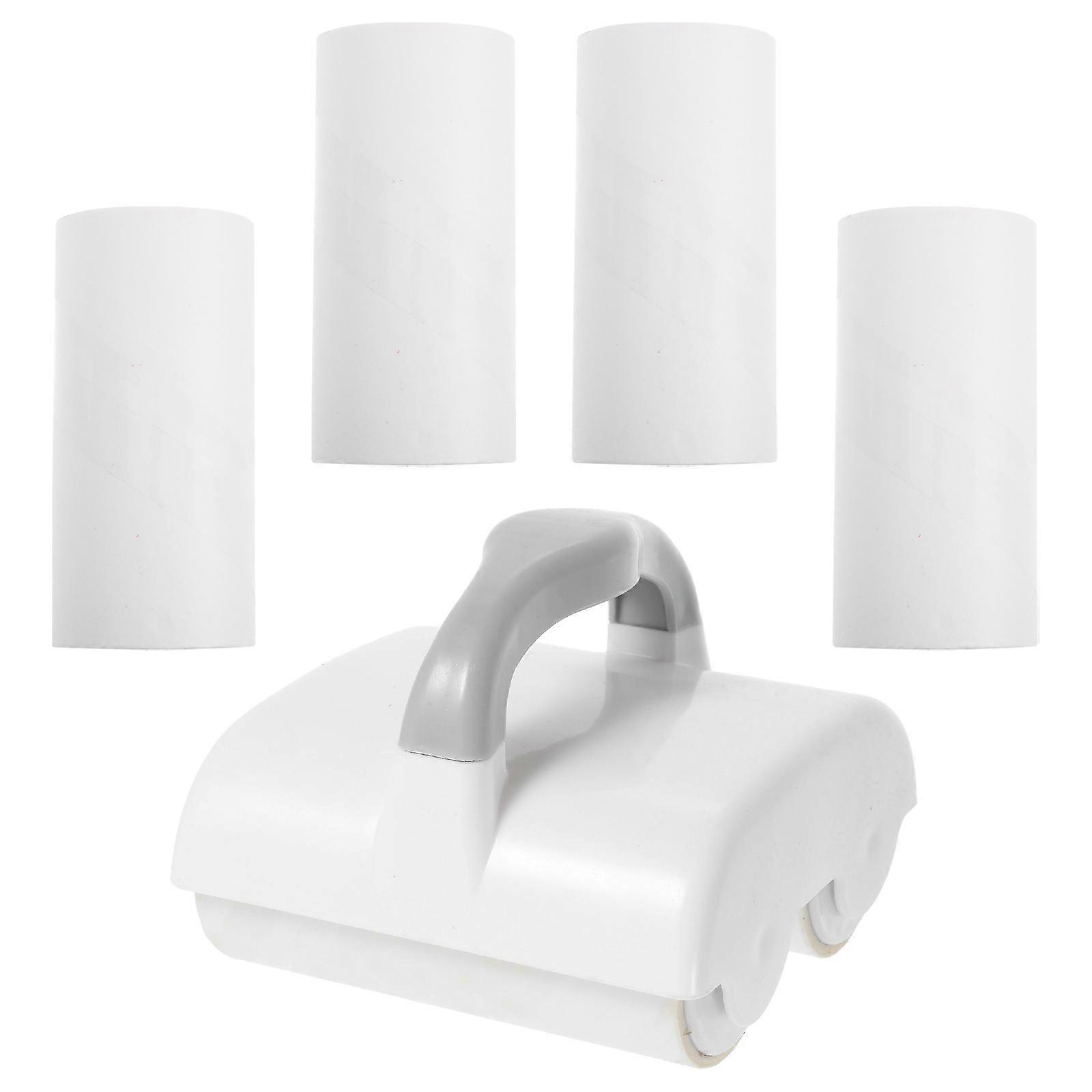 Lint Roller Reusable Hair Remover 4 Sets Suitable For Furniture And Mattresses Effective For Pet Hair Cleaning Multi Attachment Accessory