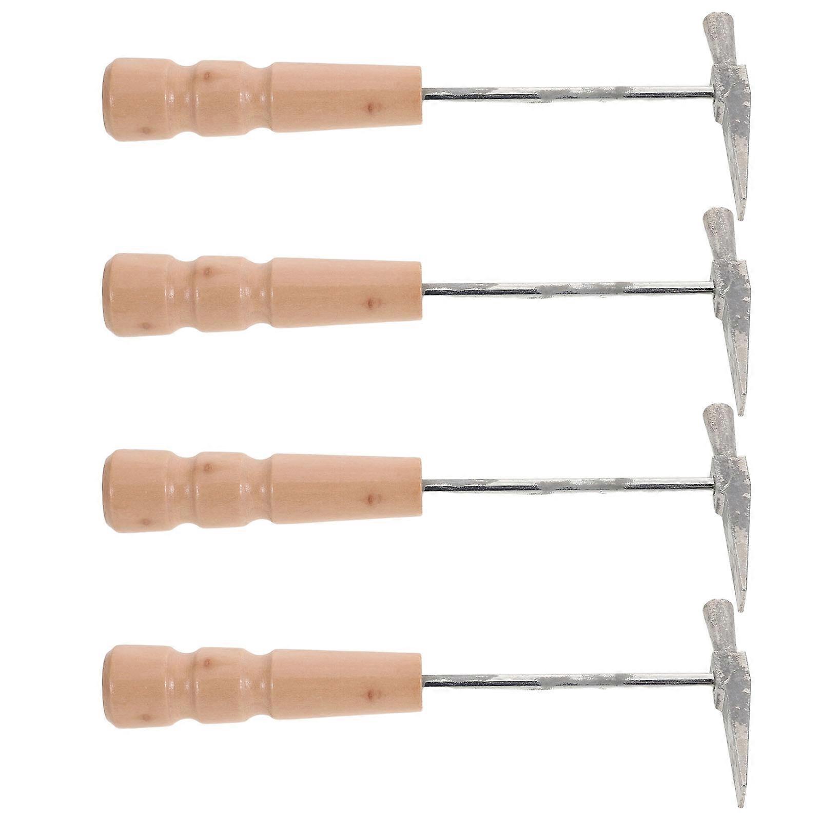 Kalimba Tuning Hammer for Accurate Sound Calibration 12Pcs Metal and Wood