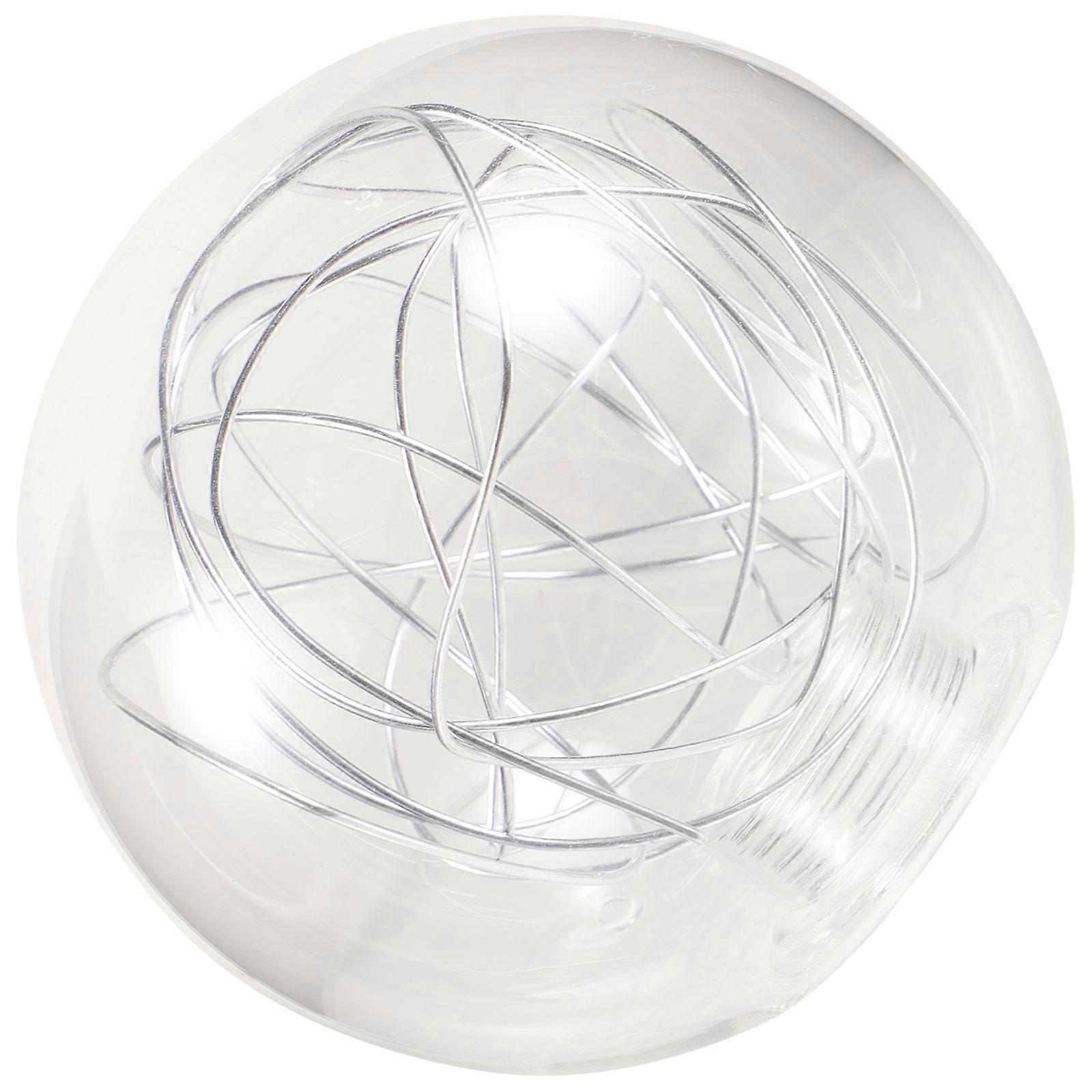 Glass Globe Lampshade Silver for Replacement 2Pcs Pendant Lamp Shade