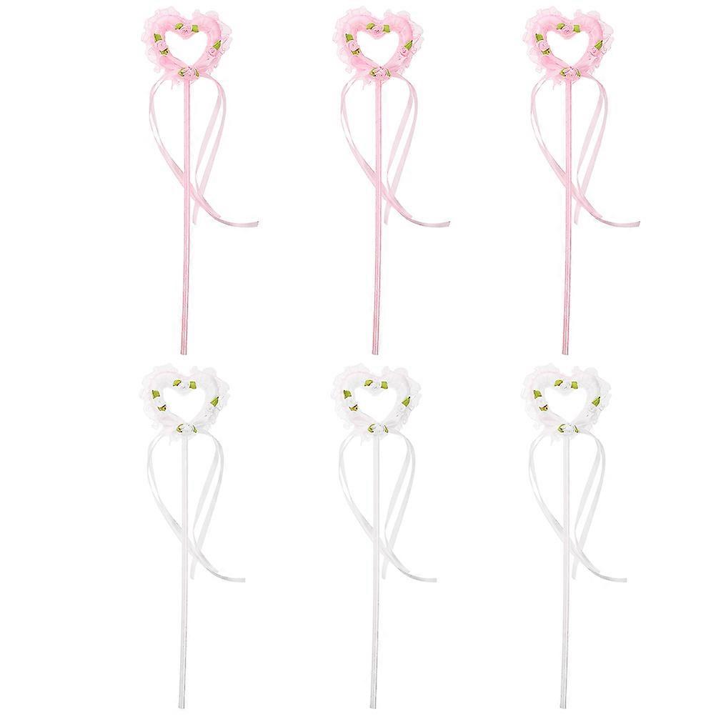 Fairy Sticks Ribbon Elements Fairy Wand for Kids 24Pcs Set Colorful