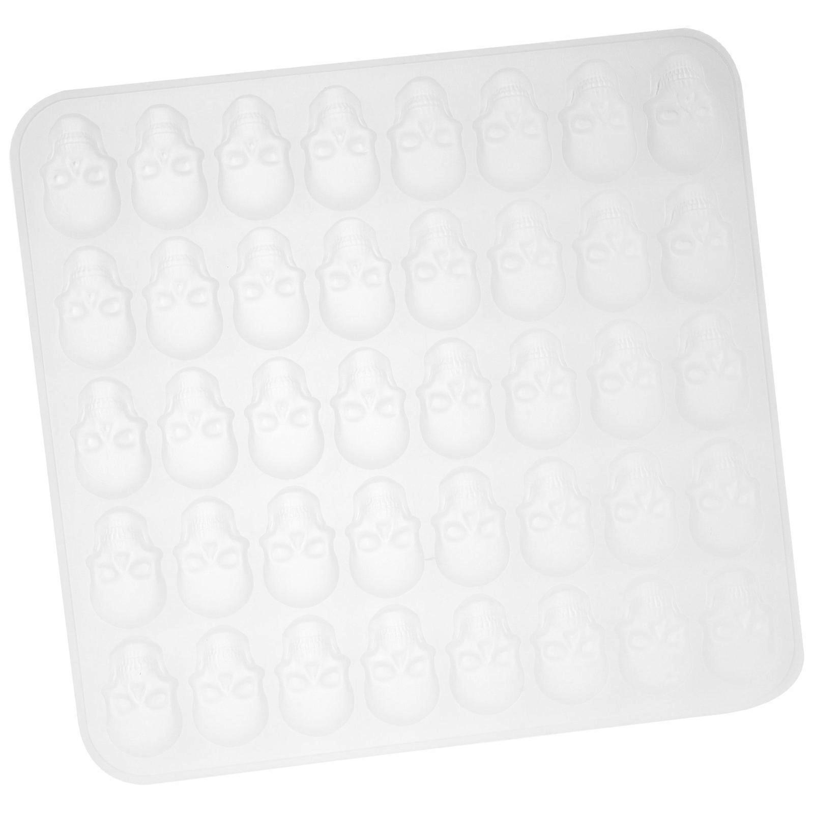 Silicone Biscuit Mold Skull Shape 2Pcs Kitchenware For Home Baking 6.68x6.29in Multi-Functional Use