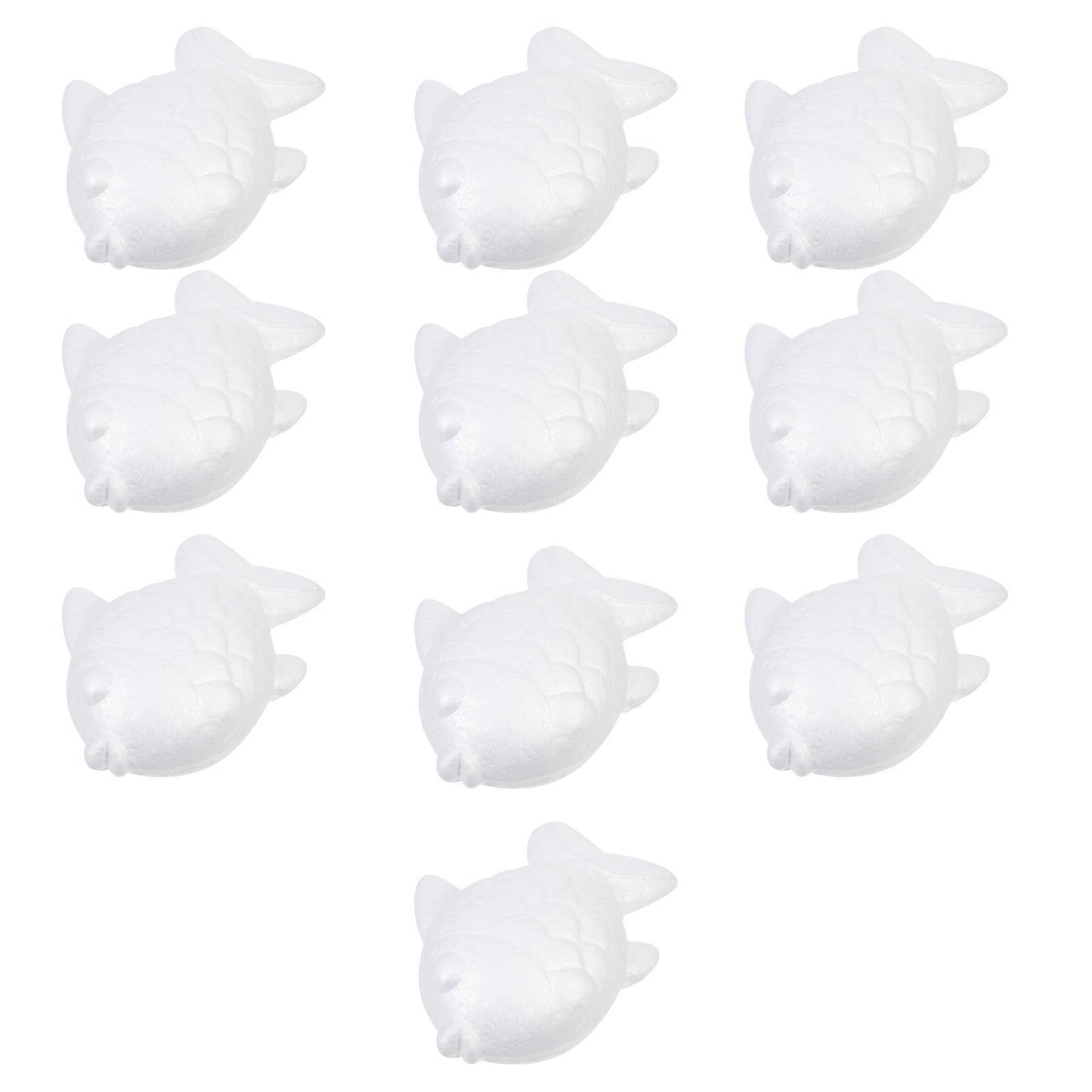 Artificial Toy Fish DIY Home Desktop Decorations Goldfish Shape Foam Christmas 10Pcs