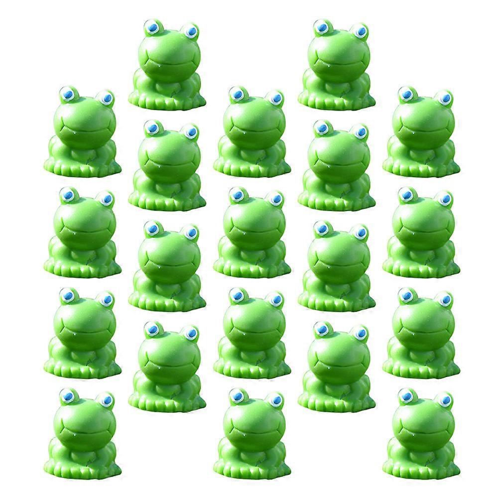 Resin Craft Decorations for Adornment 40Pcs Green Creative Desktop Ornaments