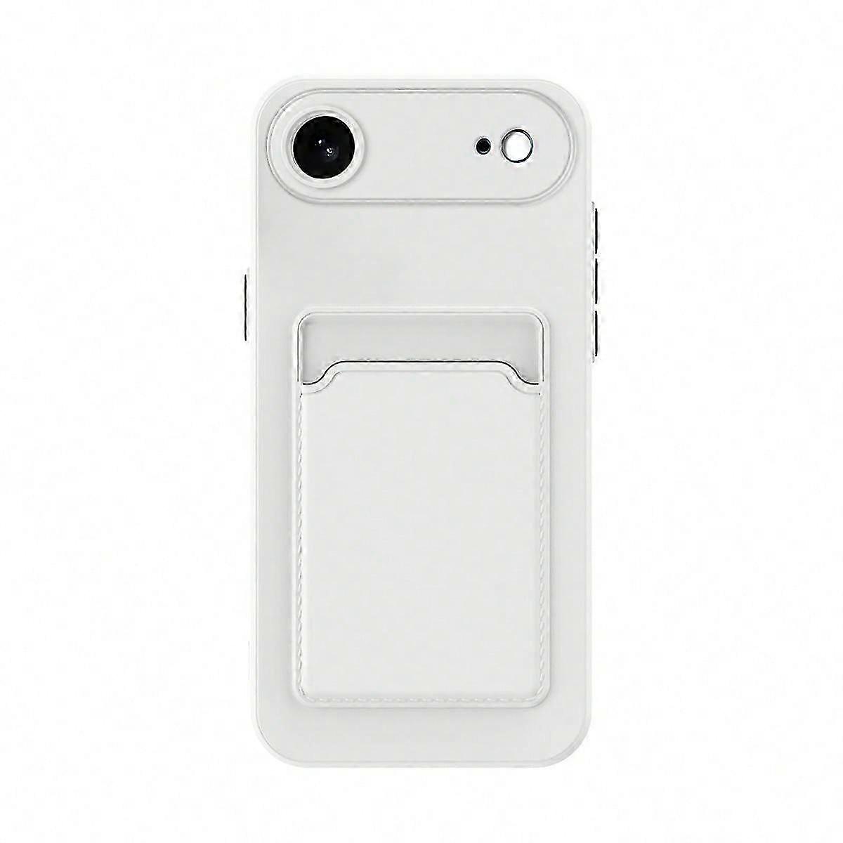 Contrast Color Button TPU Phone Case For iPhone 17