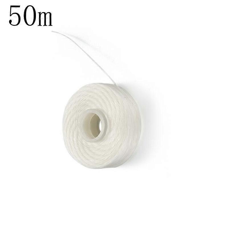 3Rolls Dental Flosser Built-in Spool Wax Mint Flavored Europe Replacement Flat Wire Dental Floss 50M/Roll