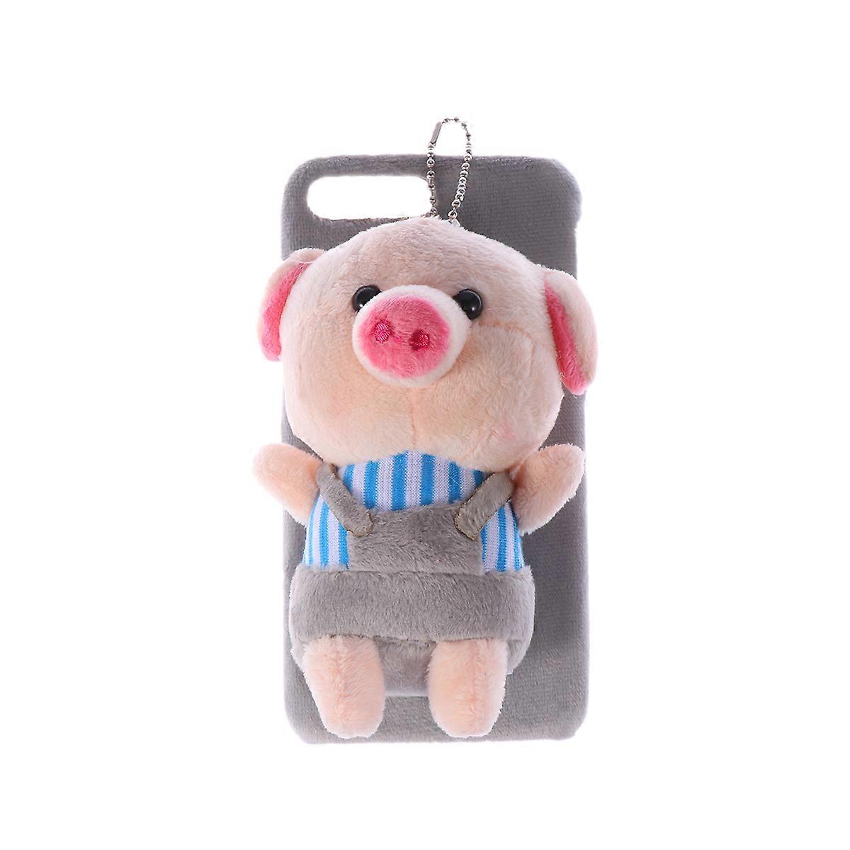 Fashionable Phone Protect Shell Stereoscopic Pig Shape Impact Absorption 1Set