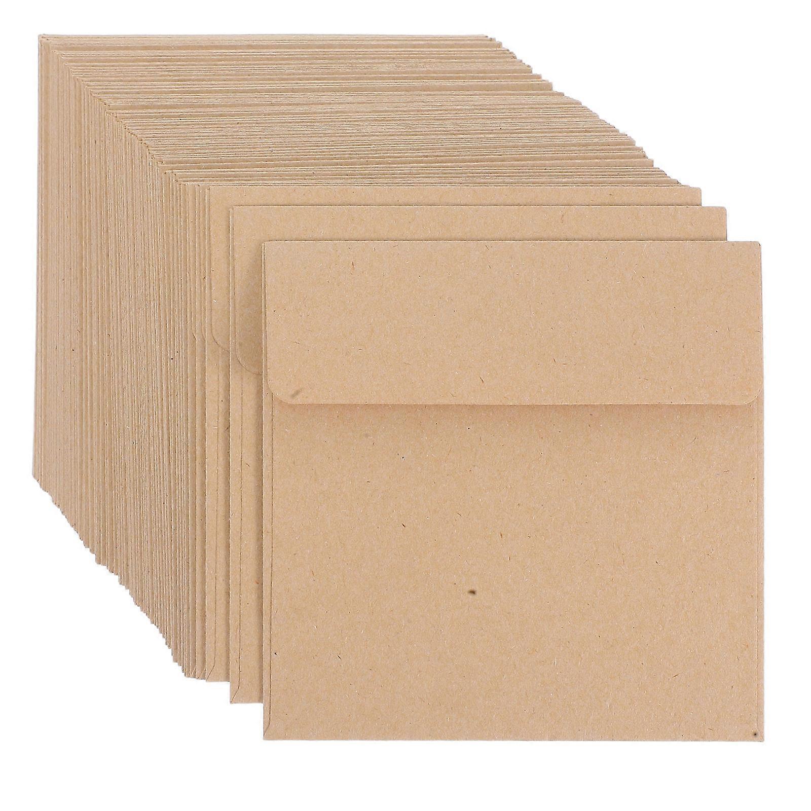 Small Envelopes Coin Envelopes for Storage Use 500Pcs Khaki Paper Packets