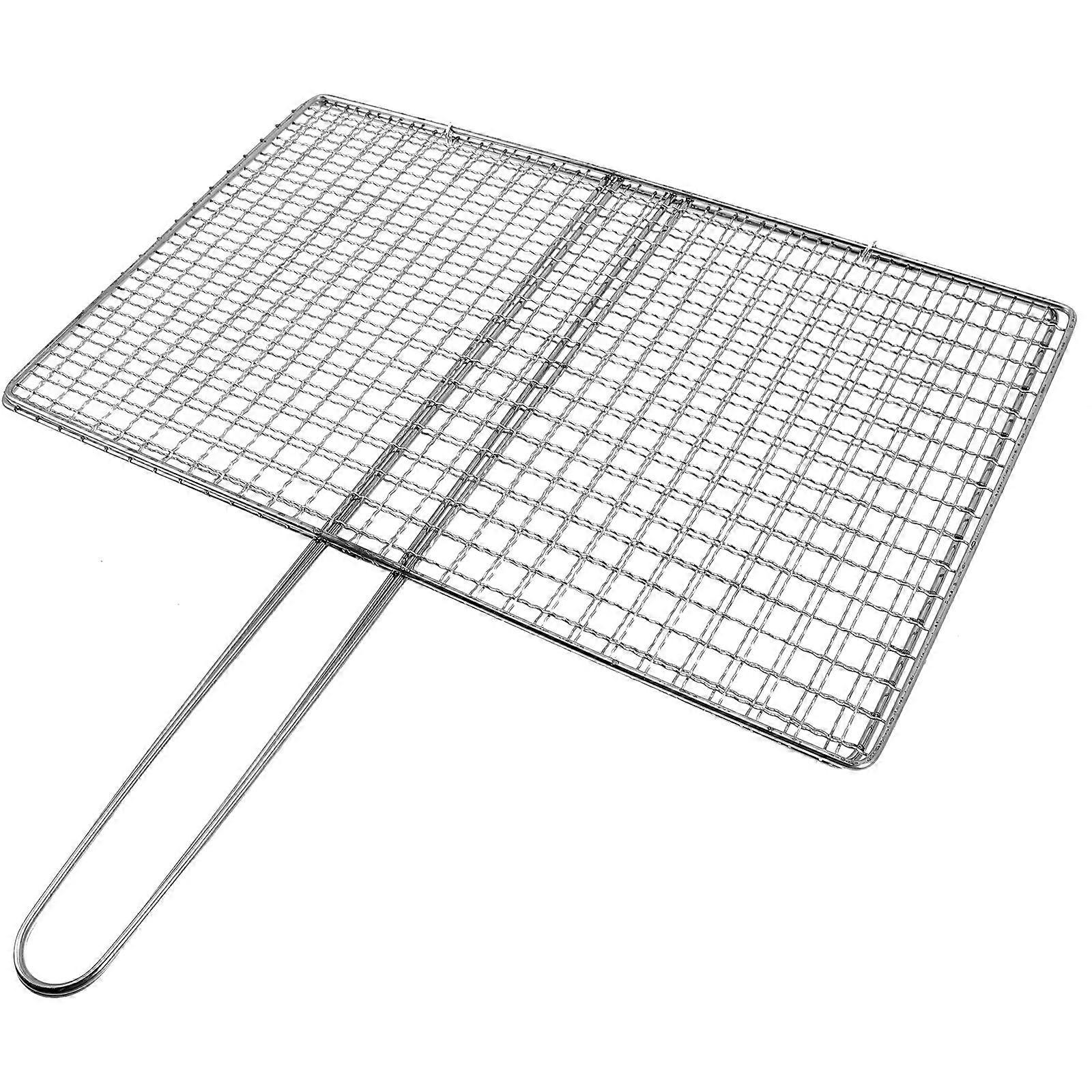 Rectangular Grilling Basket For Picnic And Outdoor Barbecue 41.5X39.5Cm 5Pcs