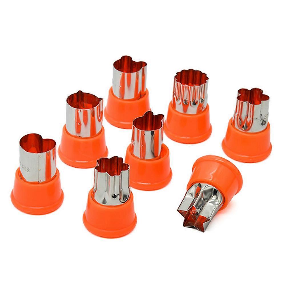 DIY Vegetable Cutter Fruit Molds for Kitchen Use 8Pcs Set