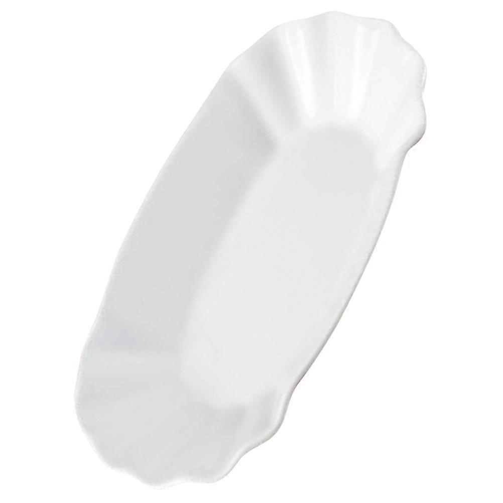 Ceramic Snack Bowls for Kitchen Use 5Pcs White Snack Bowls Set