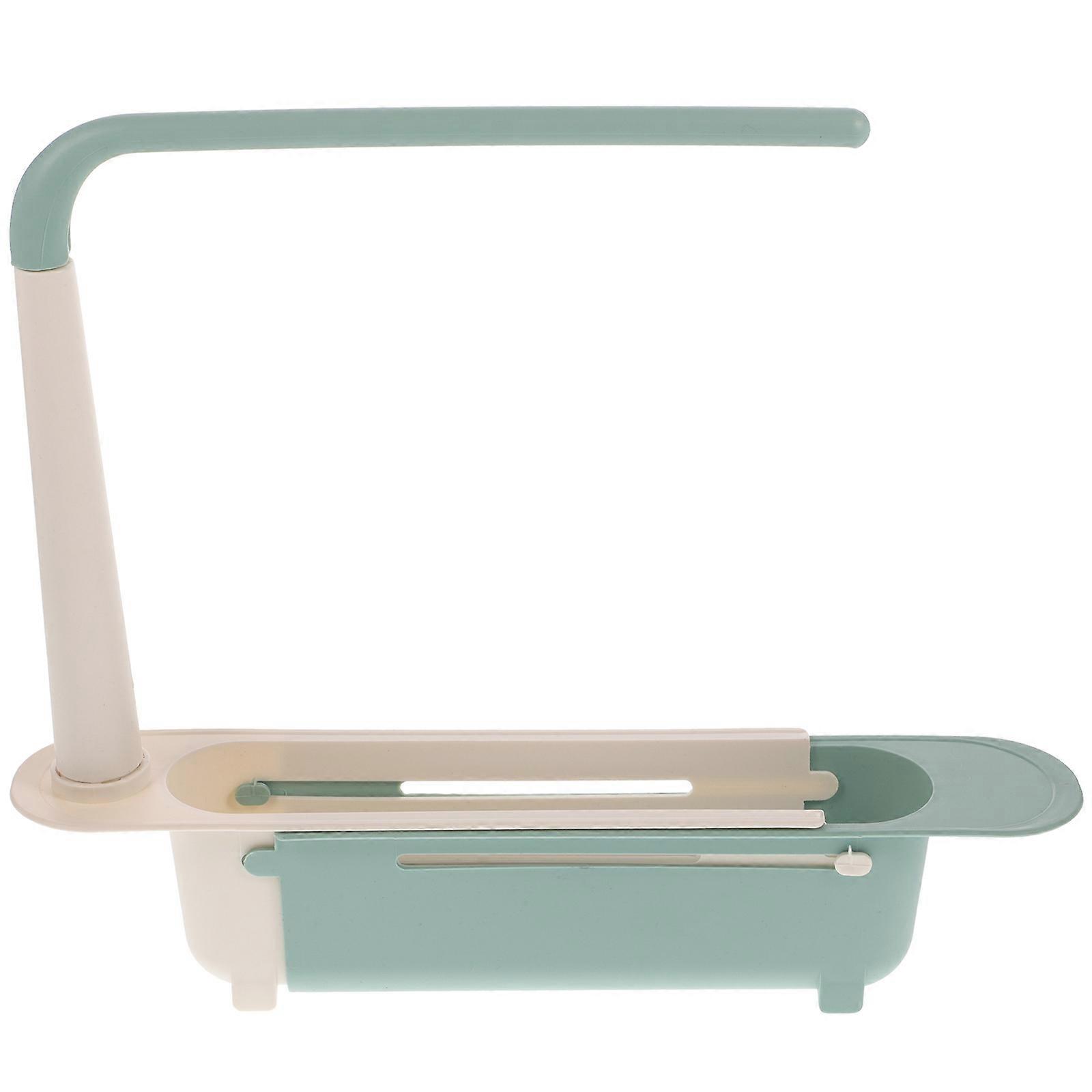 Kitchen Sink Storage Stand Draining Rack for Home 2Pcs Green