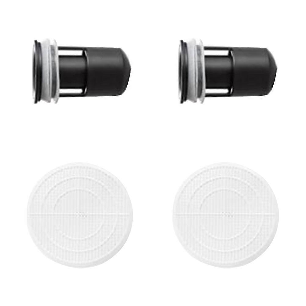 Drain Core Floor Strainer for Bathroom Use with 2Pcs Filter Net Black