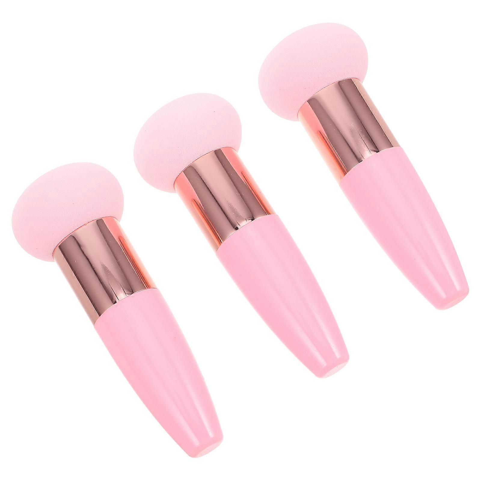 Pink Makeup Sponge Applicator for Liquid Foundation and Powder 6Pcs