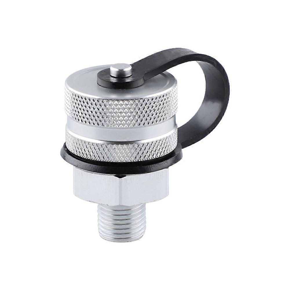 Oil Drain Valve Aluminum Alloy Portable Quick Rotating Oil Discharge Valve for M14x1.5 M12x1.5 with Hose Attachment A1
