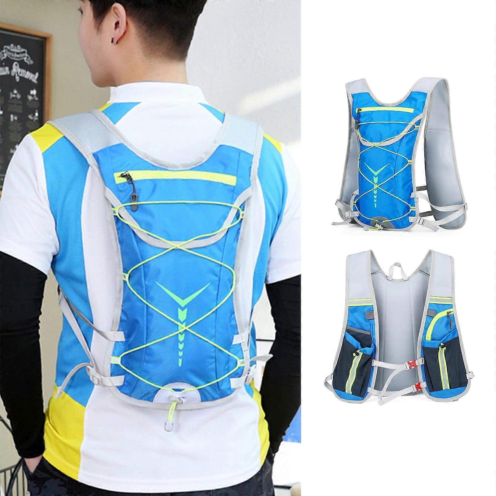 Jacenvly Men's Lightweight Hydration Pack Backpack with Bladder, Insulated Water Rucksack for Cycling, Hiking, Climbing – compatible with small