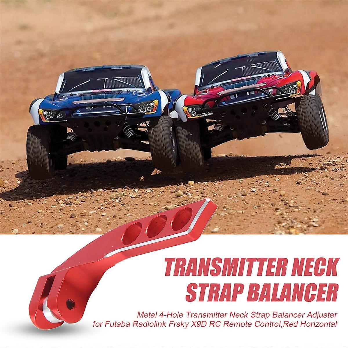 4-Hole Transmitter Neck Strap Balancer Adjuster,Red Horizontal