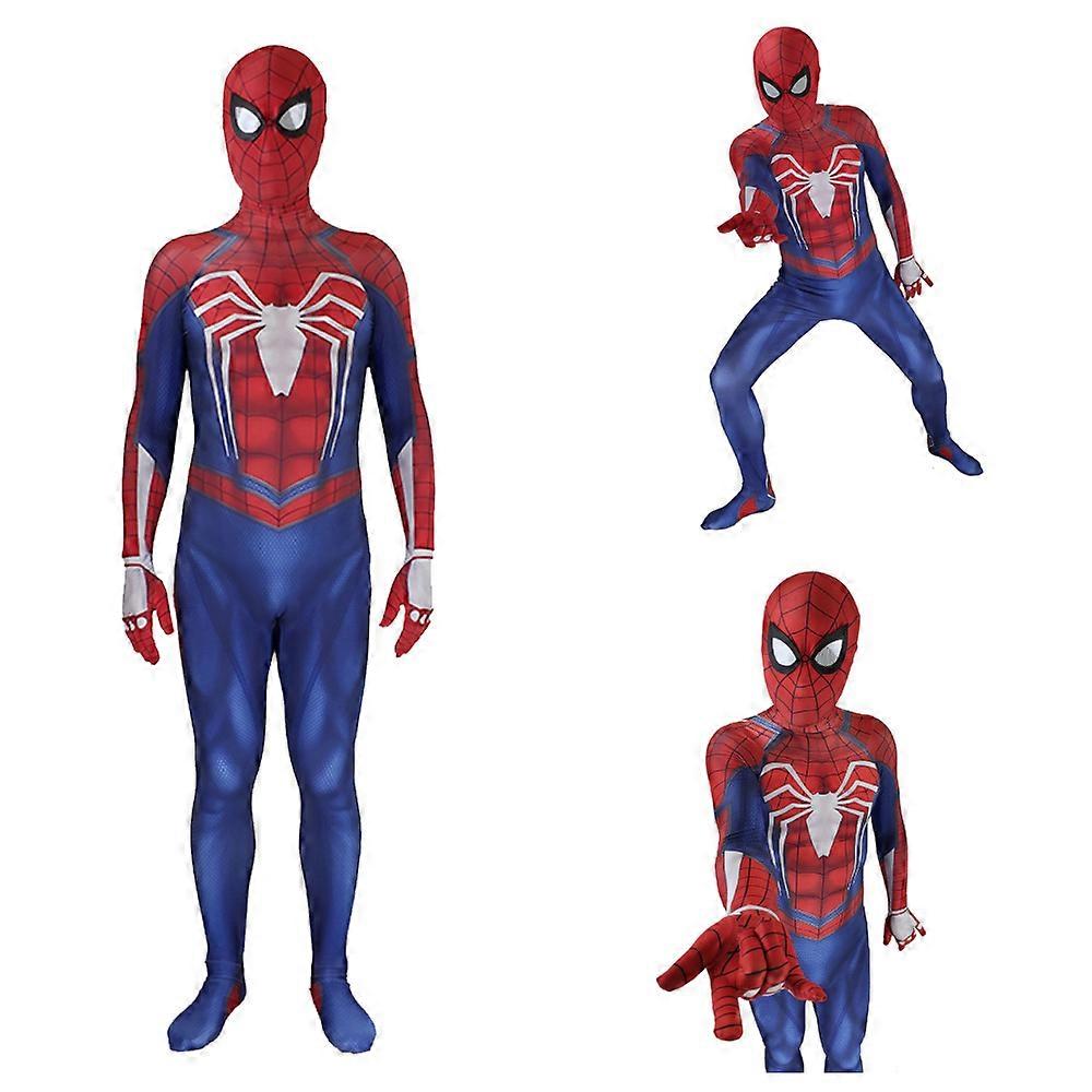 Spiderman Costume Black Red Raimi Tobey Maguire Spider Man Cosplay Superhero Zentai Suit Halloween Costumes Adults Kid Elastic